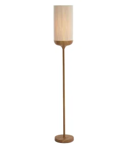 Vloerlamp Dania - Crème/Naturel - Ø23x159cm