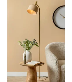 Vloerlamp Floor Lamp Smart - Bruin - 26x26x164cm