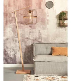 Vloerlamp Hokkaido - Bamboe - 63x36x176cm