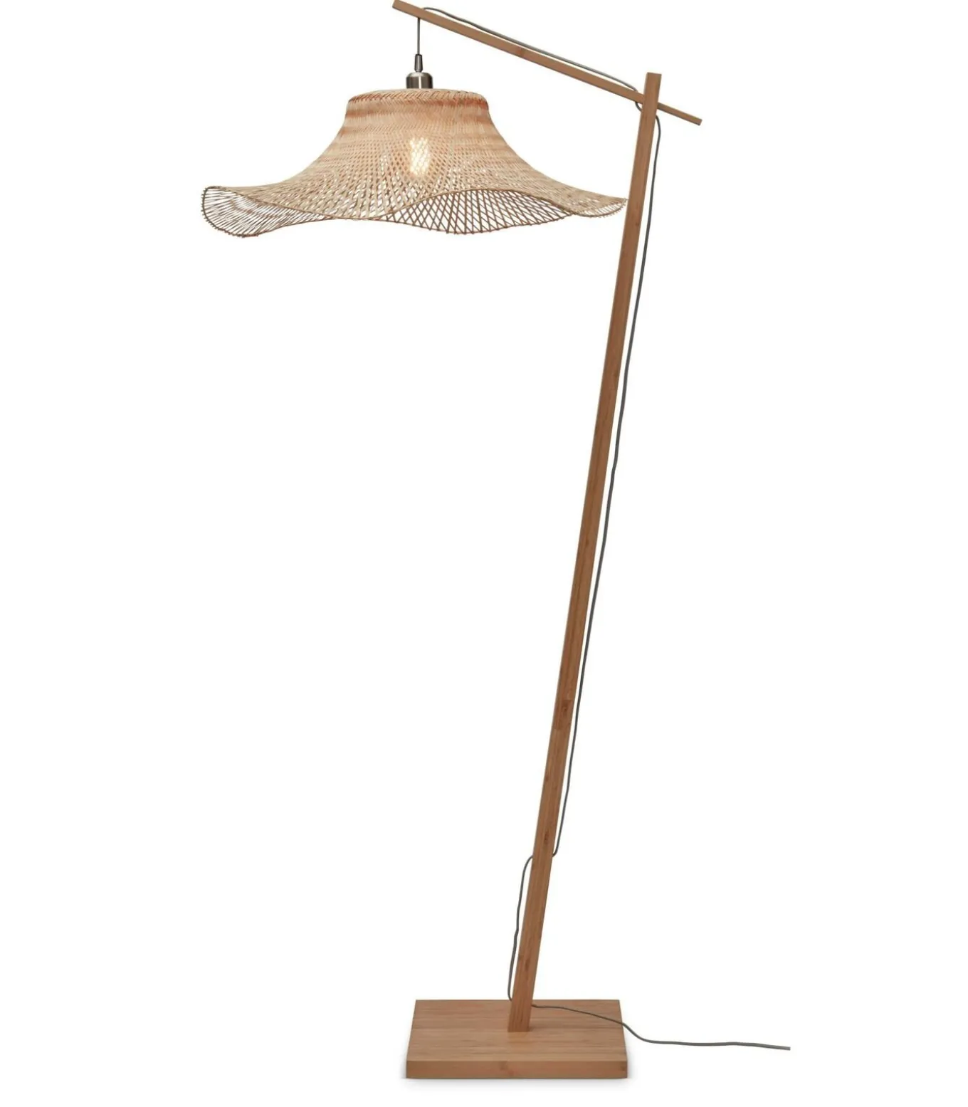 Vloerlamp Ibiza - Bamboe - 83x65x176cm