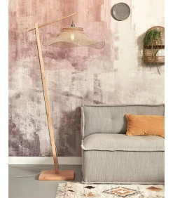 Vloerlamp Ibiza - Bamboe - 83x65x176cm