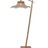 Vloerlamp Ibiza - Bamboe/Zwart - 83x65x176cm