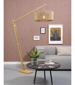 Vloerlamp Iguazu - Bamboe/Jute - 165x50x207cm