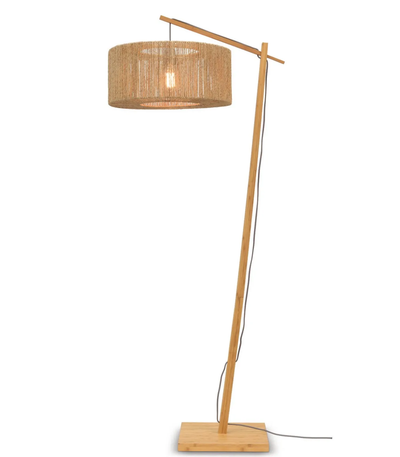 Vloerlamp Iguazu - Bamboe/Jute - 73x50x176cm