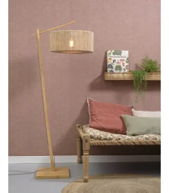 Vloerlamp Iguazu - Bamboe/Jute - 73x50x176cm