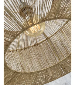 Vloerlamp Iguazu - Bamboe/Jute - 73x50x176cm
