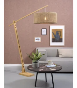 Vloerlamp Iguazu - Bamboe/Jute - 175x60x207cm