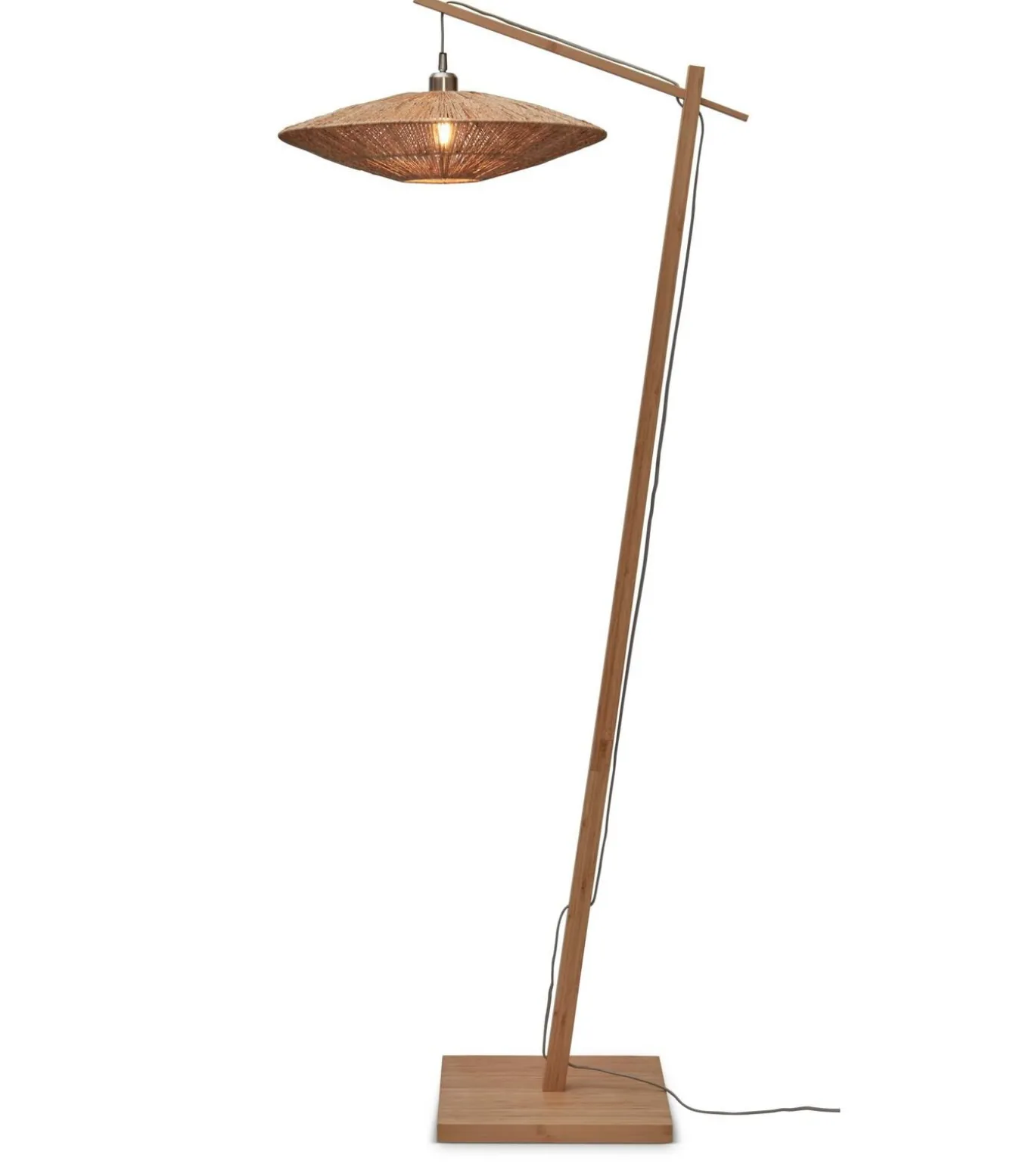 Vloerlamp Iguazu - Bamboe/Jute - 78x55x176cm