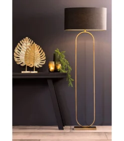 Vloerlamp Jamiri - Antiek Brons - 30x15x142cm