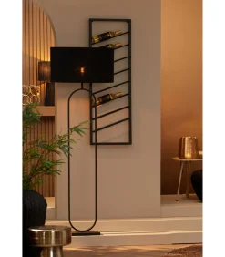 Vloerlamp Jamiri - Zwart - 30x15x142cm