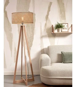 Vloerlamp Java - Bamboe - 50x50x145cm