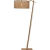 Vloerlamp Java - Bamboe - 75x50x176cm