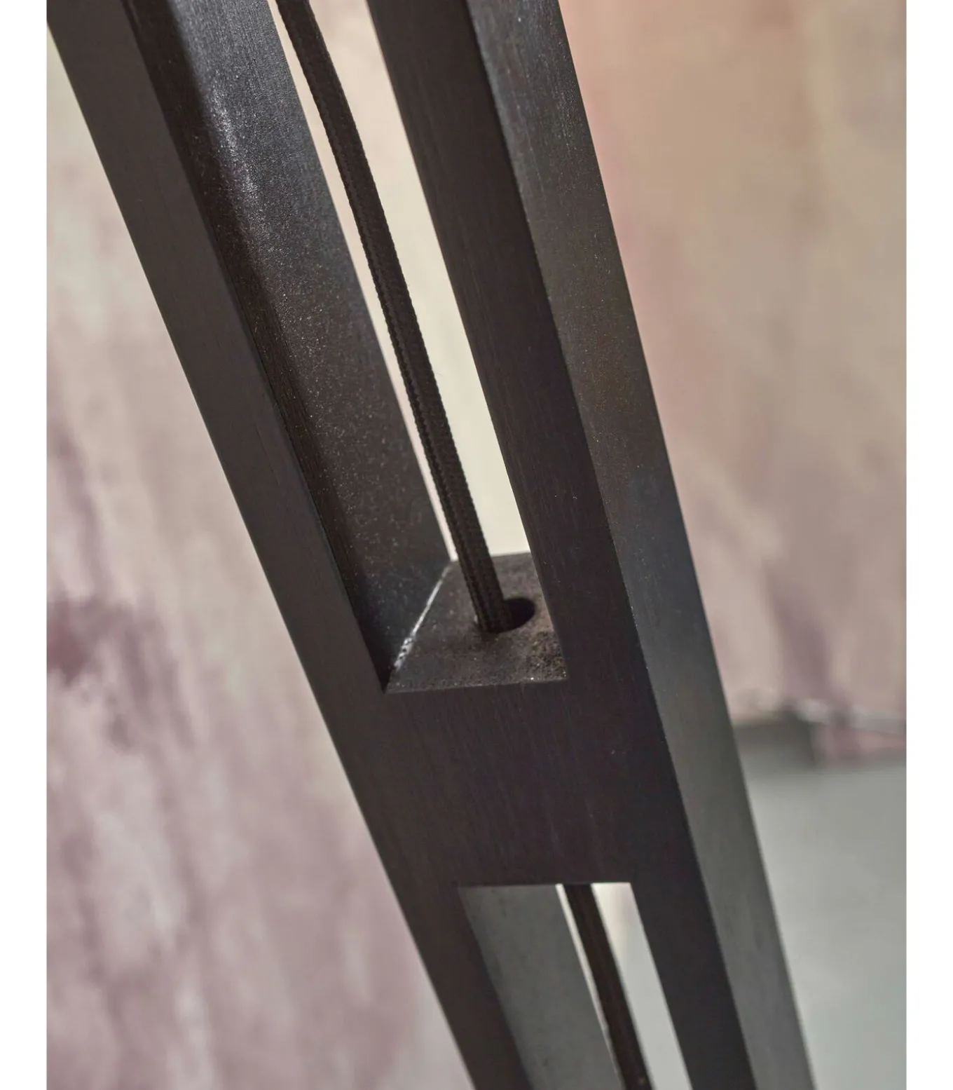 Vloerlamp Java - Bamboe Zwart - 175x50x207cm