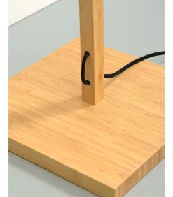 Vloerlamp Java - Bamboe/Zwart - Ø32cm