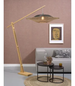Vloerlamp Kalimantan - Bamboe - 190x87x207cm