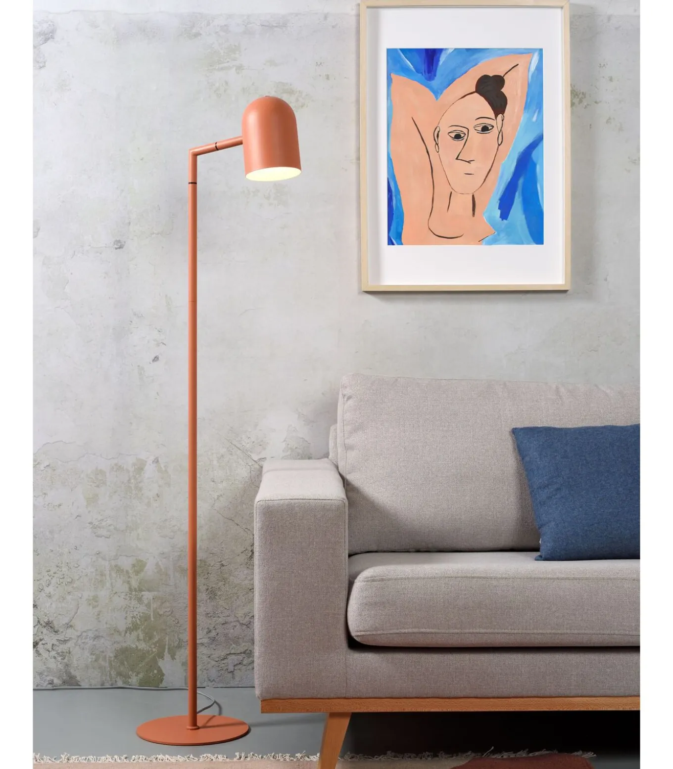 Vloerlamp Marseille - Terra - 40x25x141cm