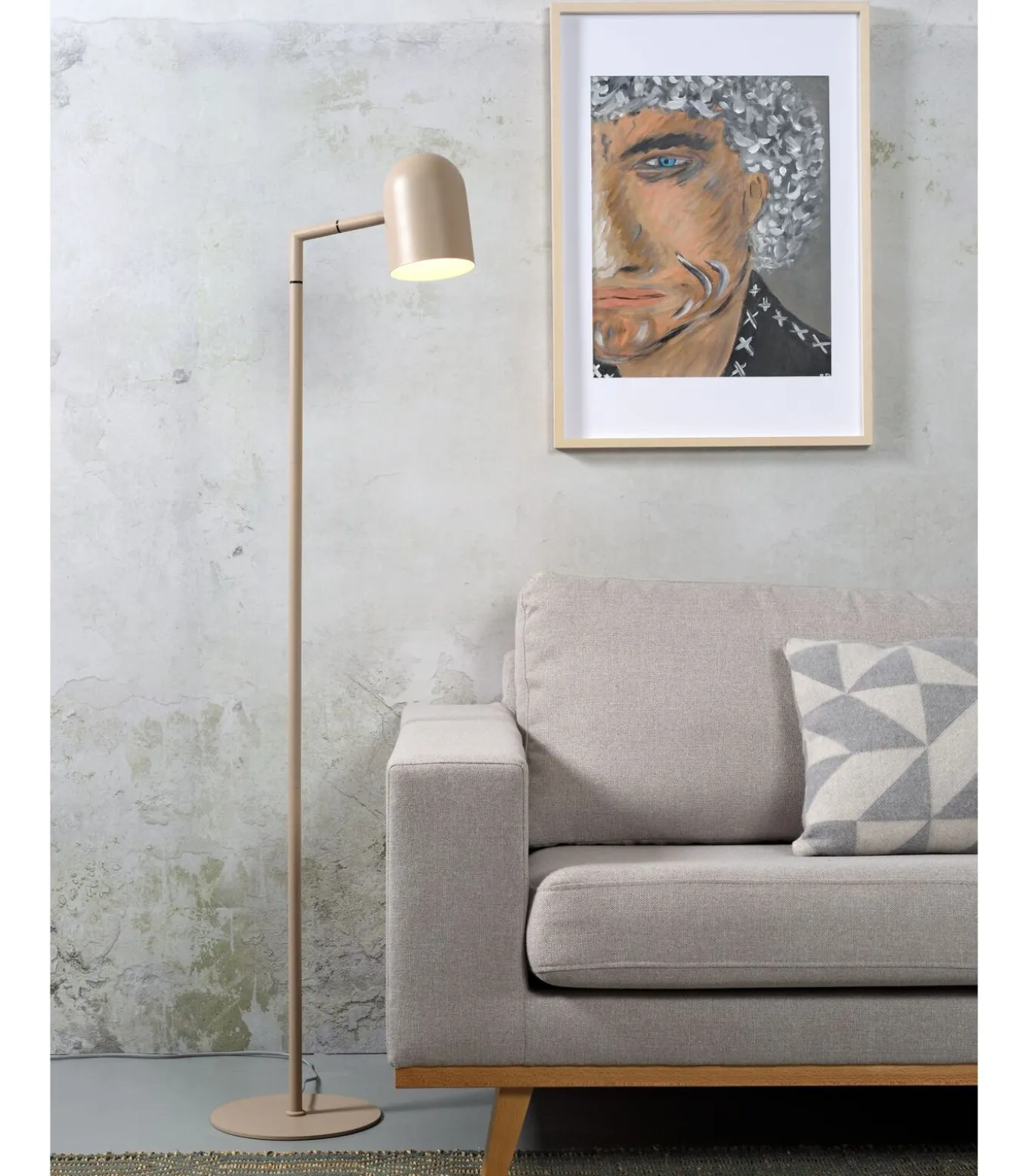 Vloerlamp Marseille - Zand - 40x25x141cm