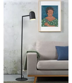 Vloerlamp Marseille - Zwart - 40x25x141cm