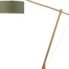 Vloerlamp Montblanc - Bamboe/Groen - 175x60x207cm