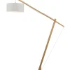Vloerlamp Montblanc - Bamboe/Naturel - 175x47x207cm