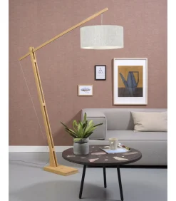 Vloerlamp Montblanc - Bamboe/Naturel - 175x47x207cm