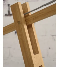 Vloerlamp Montblanc - Bamboe/Naturel - 175x47x207cm