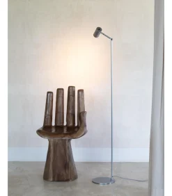 Vloerlamp Montreux - Zilver - 22x22x134cm