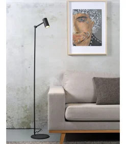 Vloerlamp Montreux - Zwart - 22x22x133cm