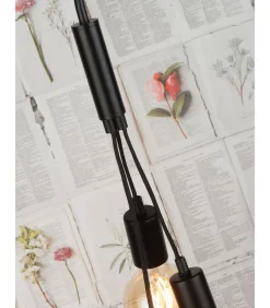 Vloerlamp Oslo - Zwart/Cement - 48x32x190cm - 3L