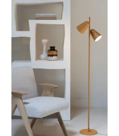 Vloerlamp Salamanca - Geel - 28x28x145cm