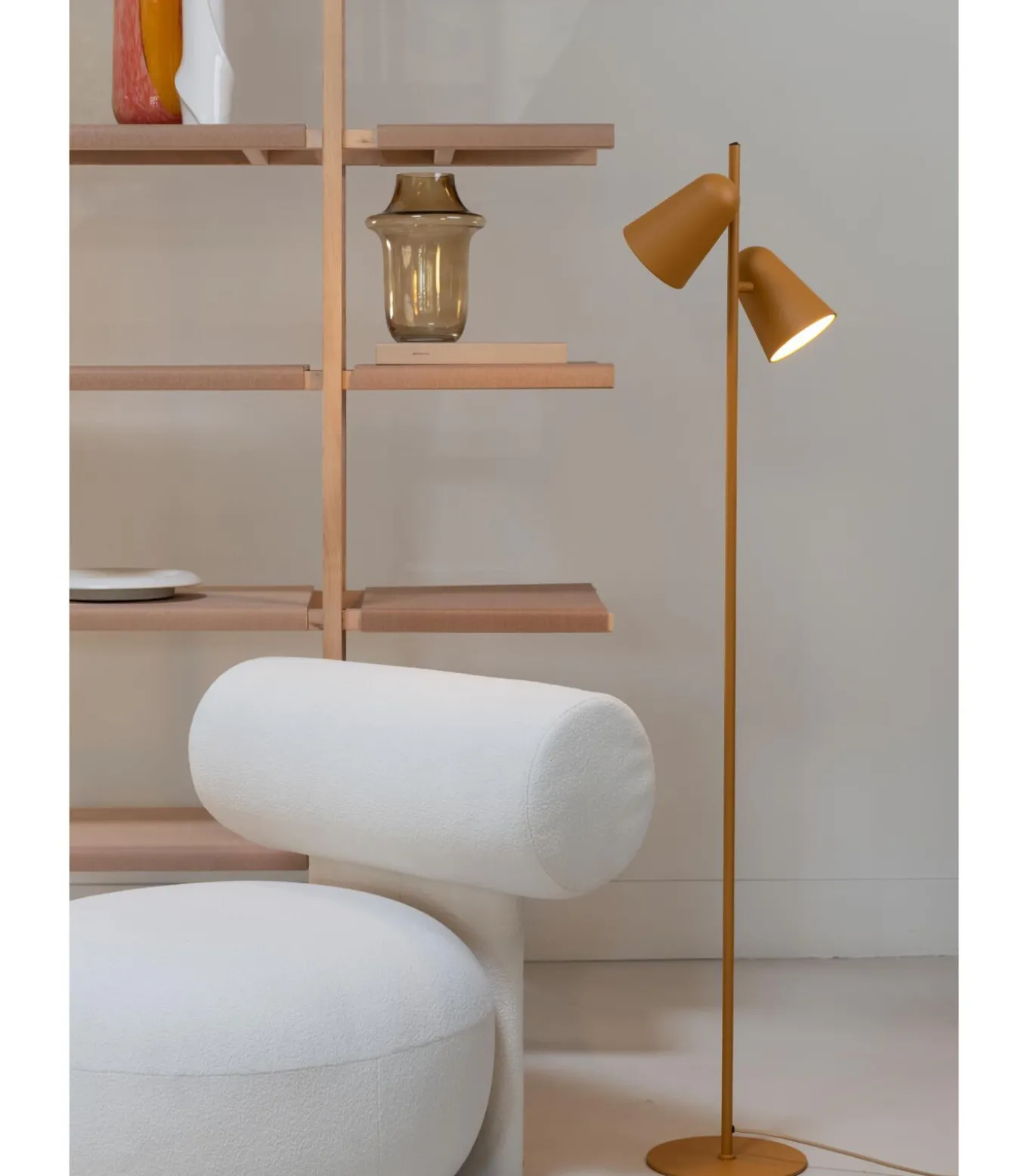 Vloerlamp Salamanca - Geel - 28x28x145cm