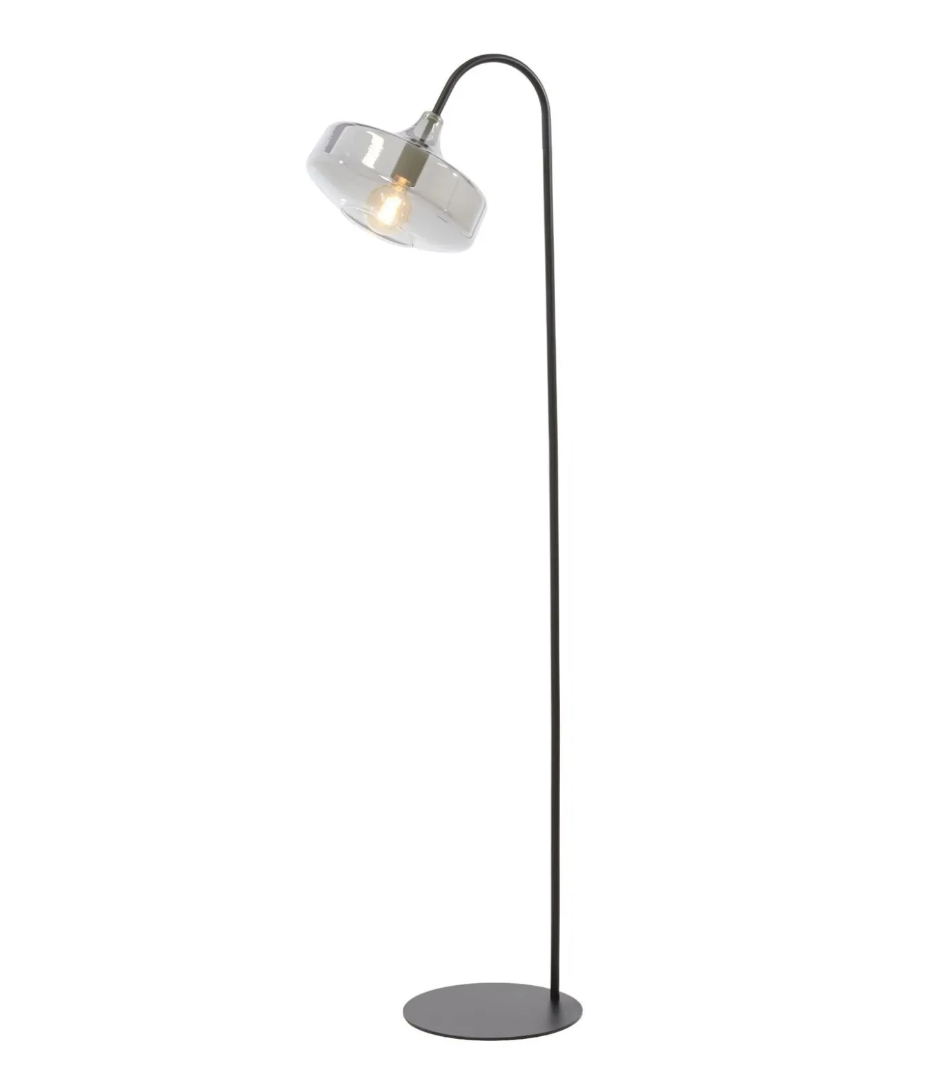 Vloerlamp Solna - Zwart - 45x29.5x160cm