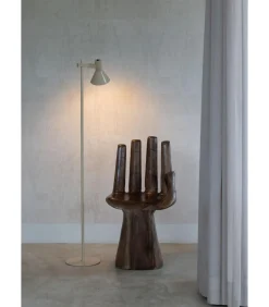 Vloerlamp Stavanger - Beige - 37x25x146cm