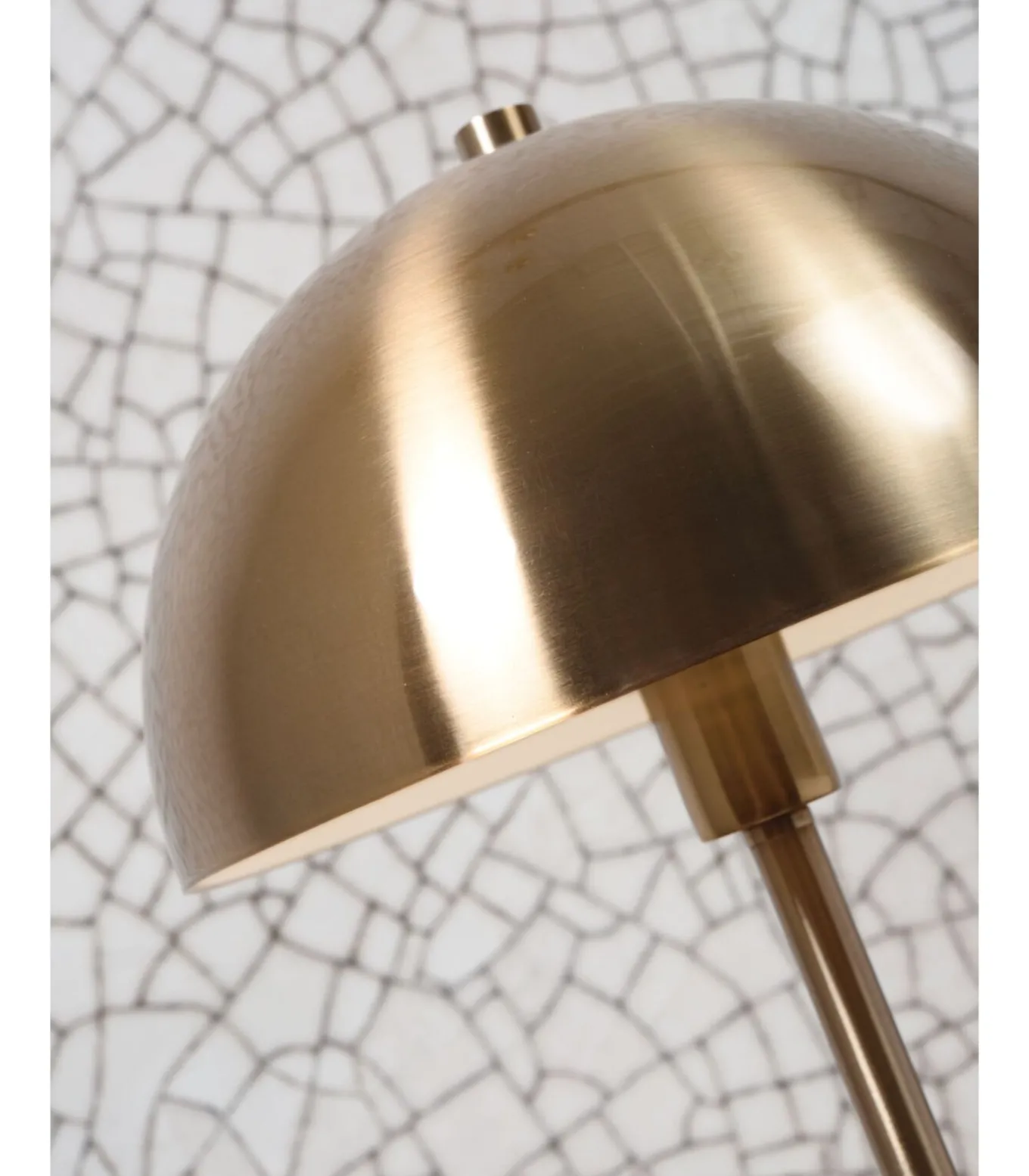 Vloerlamp Toulouse - Goud/Marmer - Ø40cm
