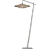 Vloerlamp Zanzibar - Bamboe/Rotan Wit - 73x55x176cm