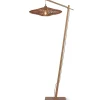 Vloerlamp Zanzibar - Bamboe/Rotan - 73x55x176cm