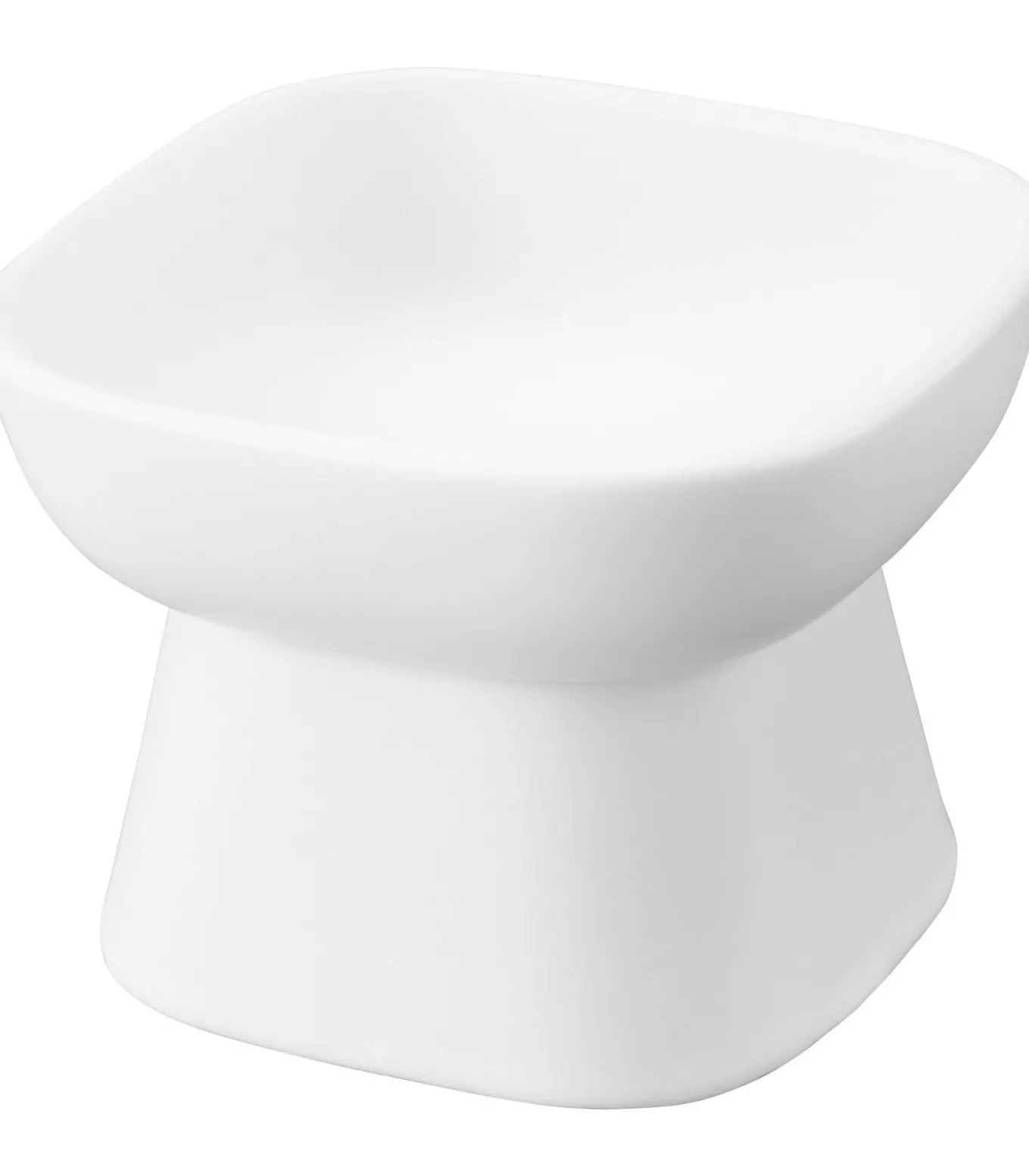 Voerbak Kat / Hond - Keramisch - Tower - Wit