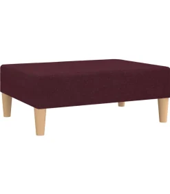 Voetenbank 78x56x32 cm stof paars