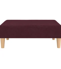 Voetenbank 78x56x32 cm stof paars