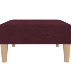Voetenbank 78x56x32 cm stof paars