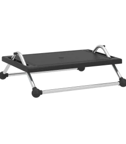 Voetensteun 45x40x13,5 cm zwart