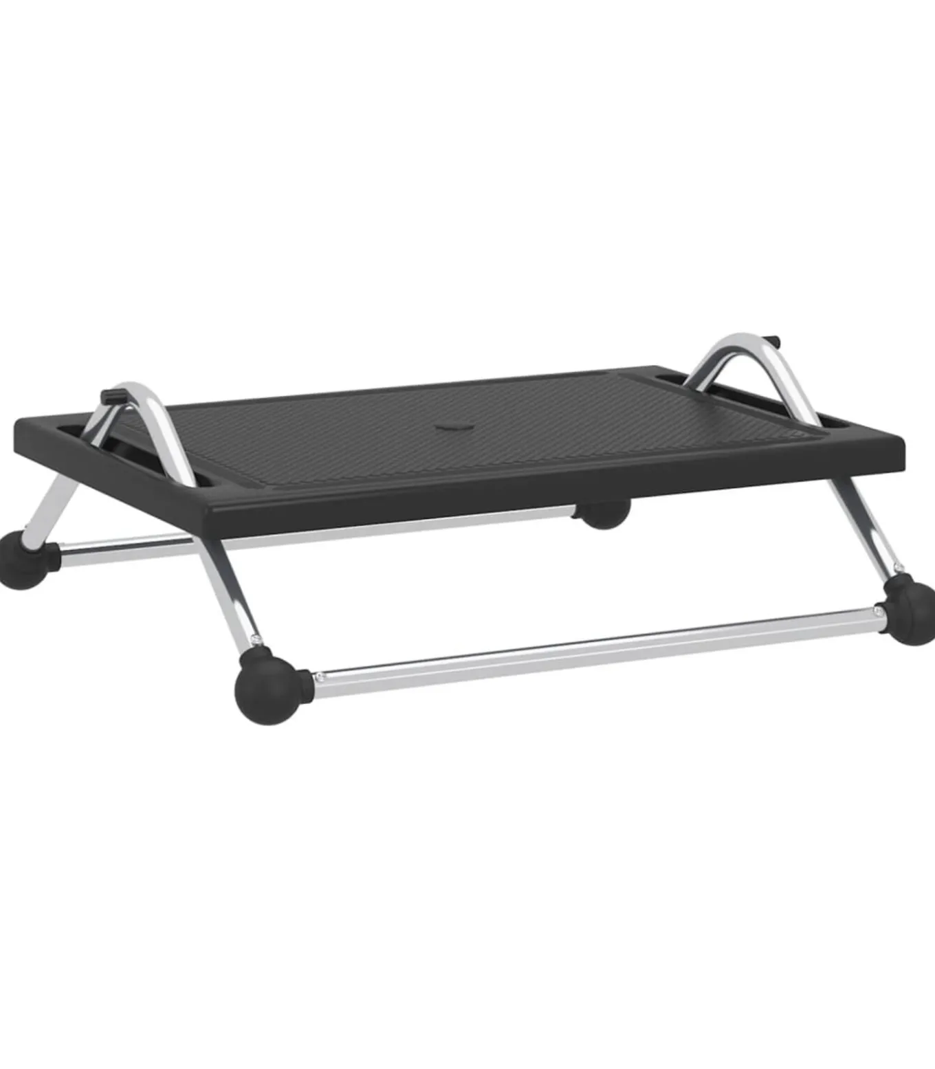 Voetensteun 45x40x13,5 cm zwart