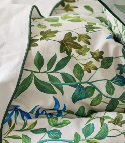 Volière Sky - Kussensloop in katoen satijn met print