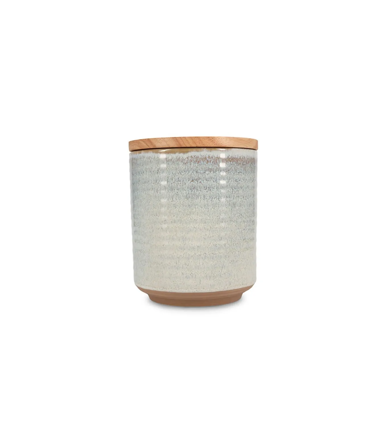 Voorraadpot 12,5xH15,5cm beige Cameo