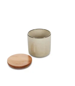 Voorraadpot 12xH12cm ivoor Meridian