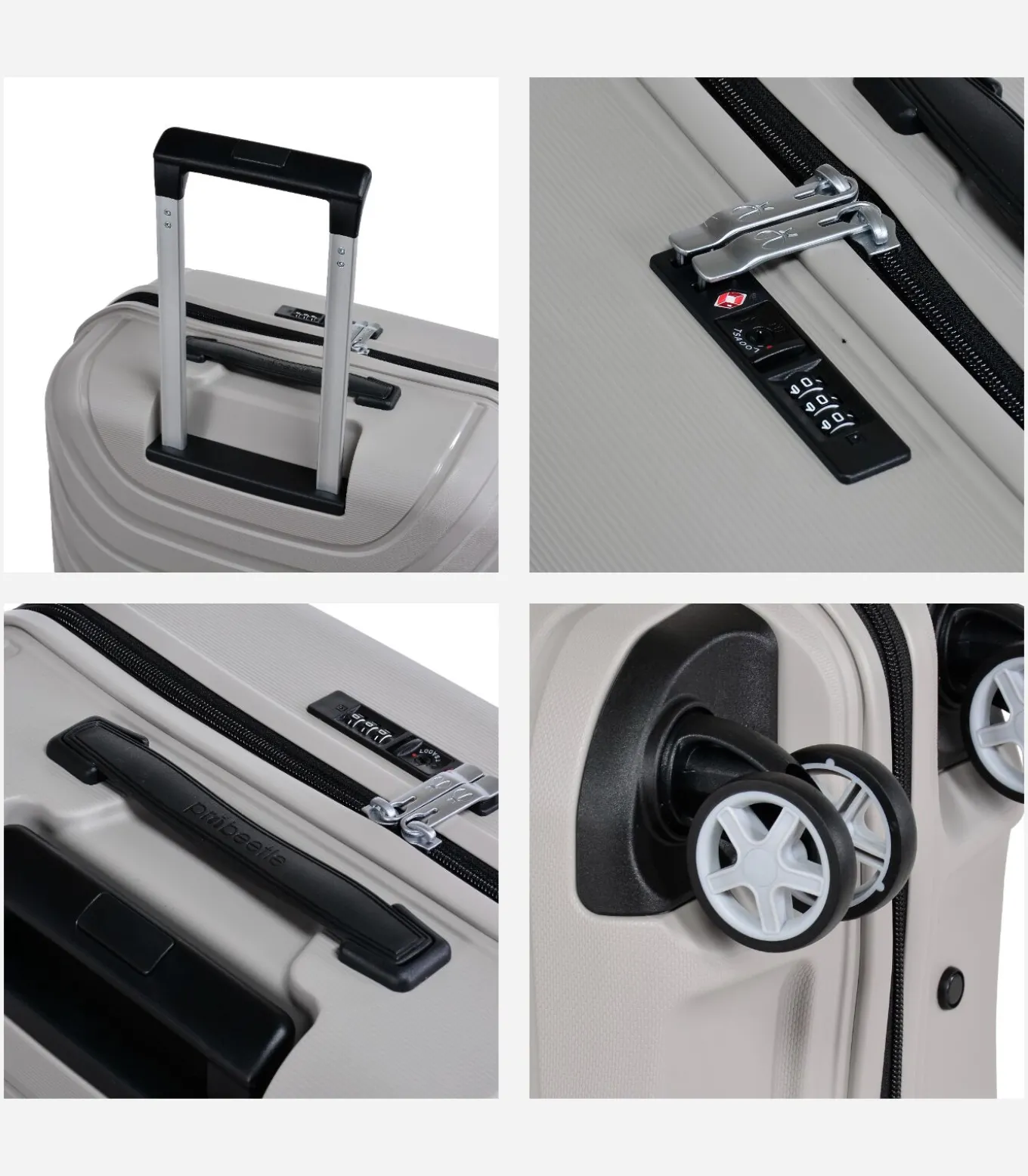 Voyager XXI Middelgrote Koffer 4 Wielen Grijs