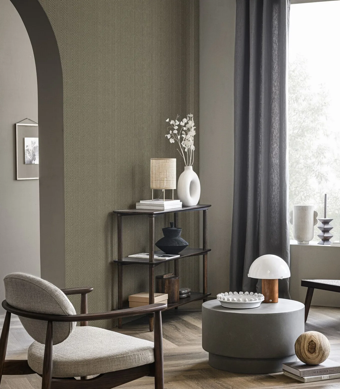 vtwonen Vliesbehang | Herringbone Soil