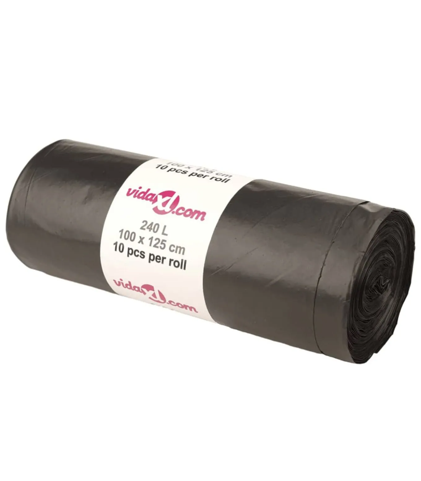 Vuilniszakken 150 st 240 l zwart