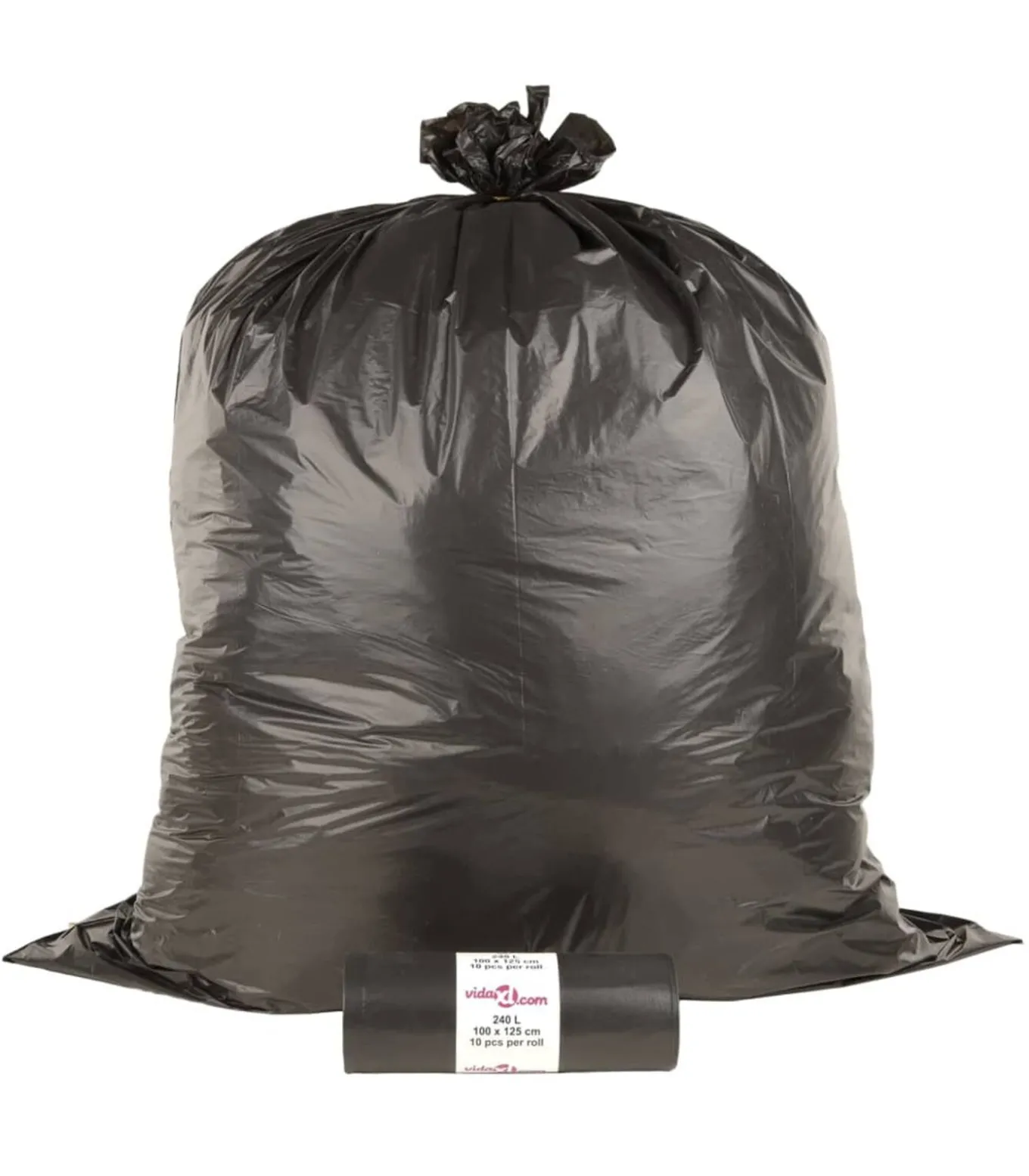 Vuilniszakken 150 st 240 l zwart