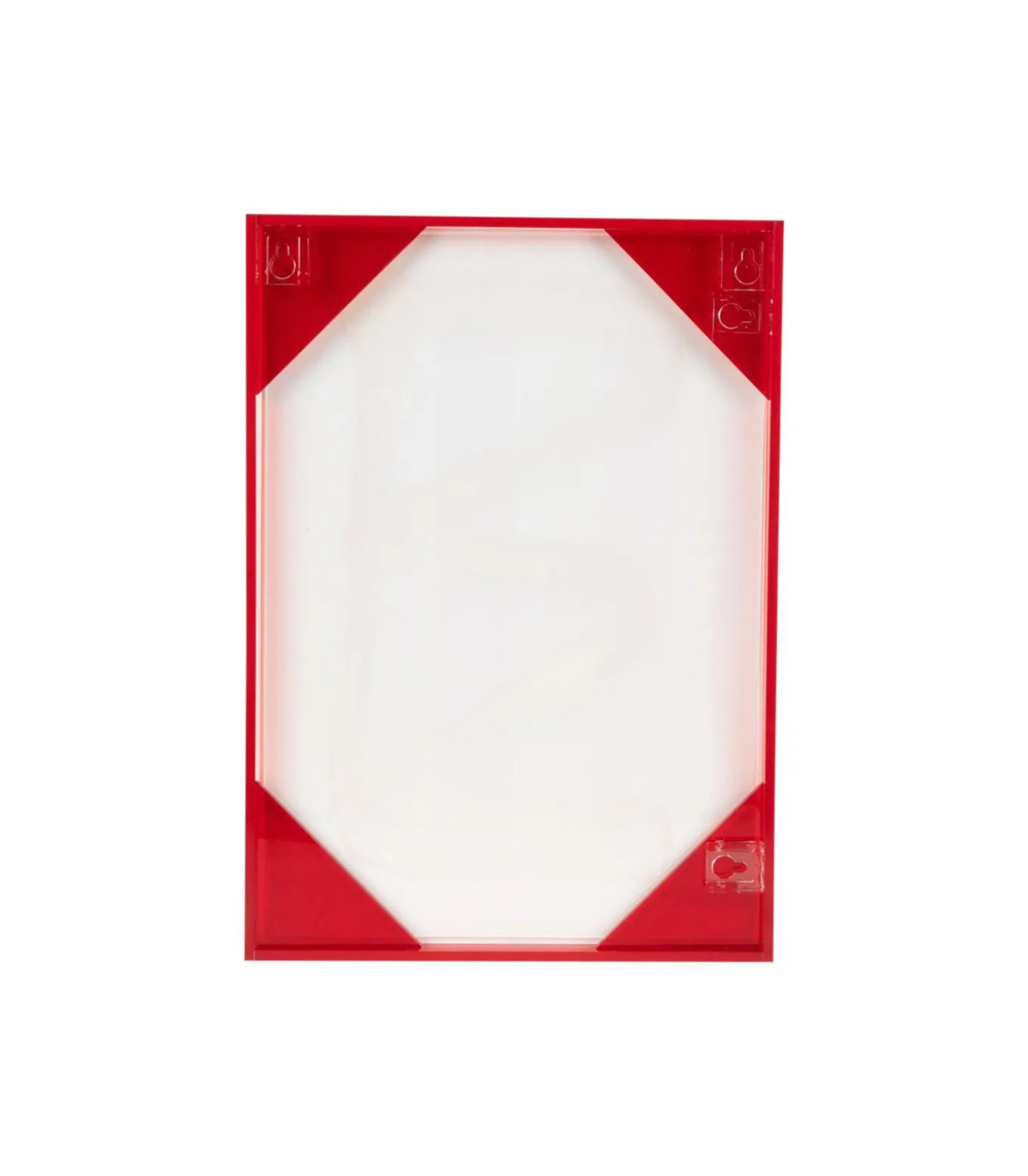Wanddecoratie Hi Medium - Rood - 3x22x31cm